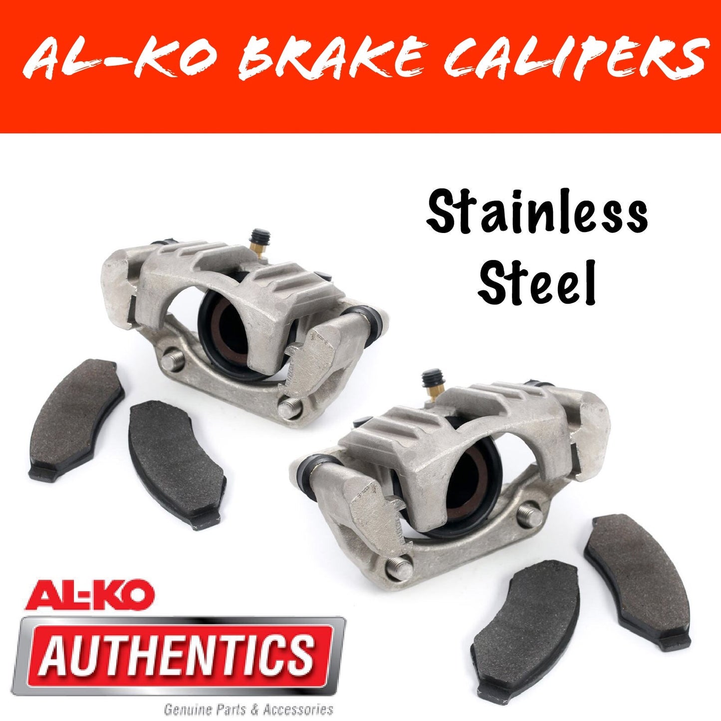 AL-KO STAINLESS STEEL Hydraulic Brake Calipers NEW S/S PISTON