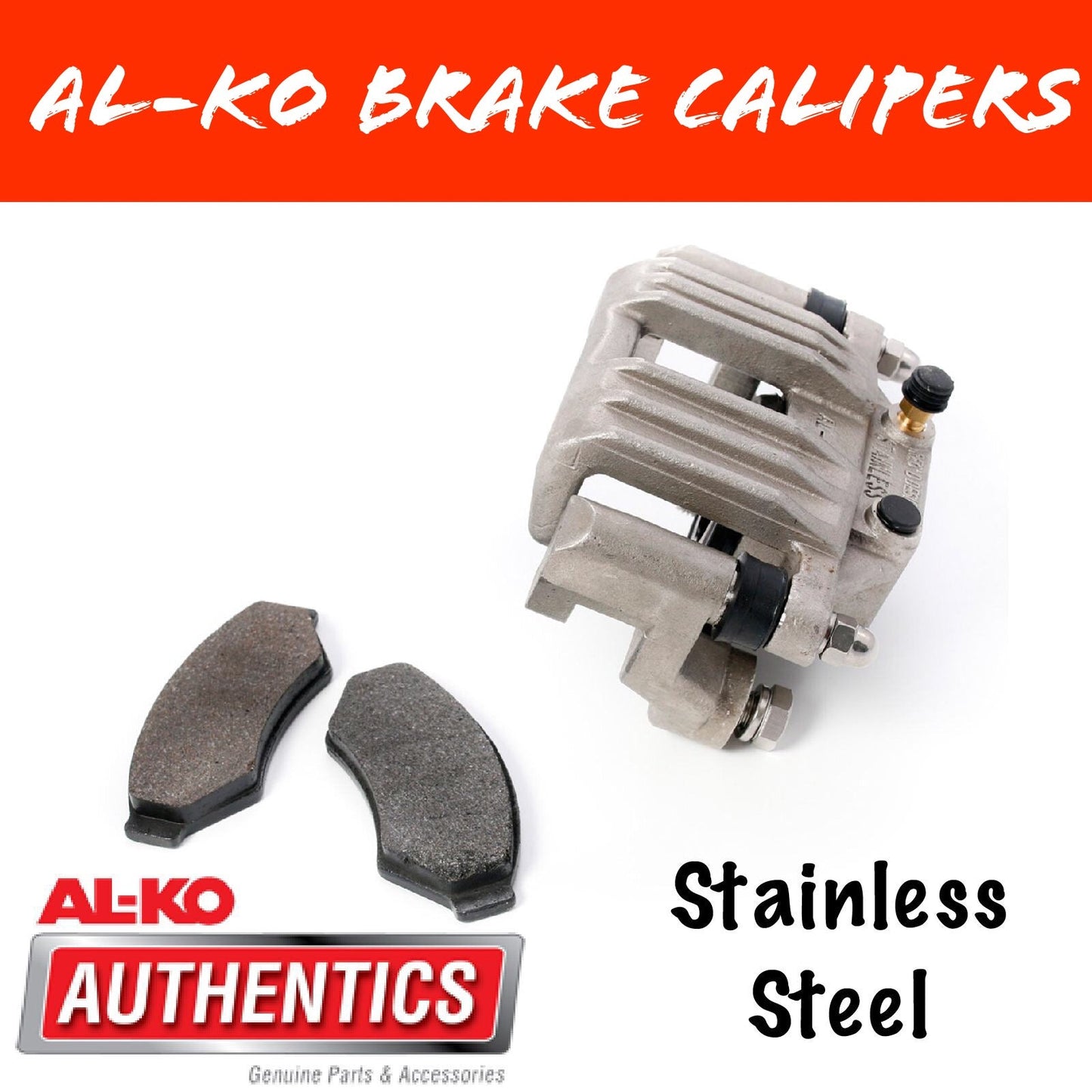 AL-KO STAINLESS STEEL Hydraulic Brake Calipers NEW S/S PISTON