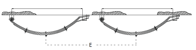 AL-KO 6 LEAF 765MM Leaf Spring Dacromet